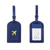 Simple Luggage Tag Leather Travel Sets Couple Passport Cover