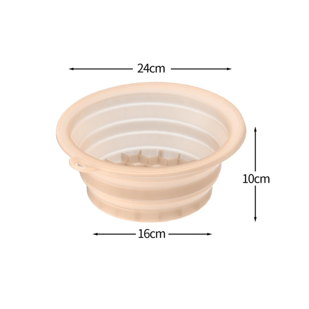 Portable Silicone Ice Bath Washbasin Foldable Improved Blood Circulation Ice Washbowl Relief Stress Face Dipping Bowl Travel
