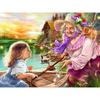 Full Round Drill Diamond Embroidery Girl and Grandma 5D DIY Diamond Painting Cross Stitch Rhinestone