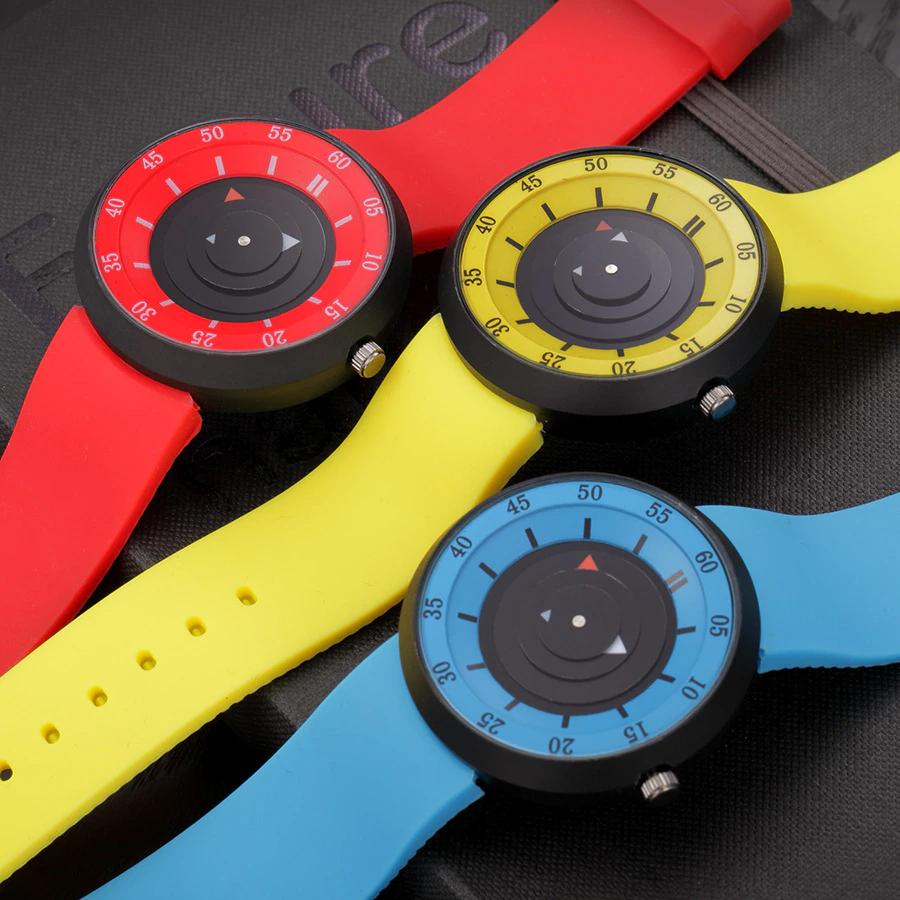 Модные трендовые женские часы Простые креативные мужские часы Индивидуальные спортивные часы для пары Силиконовые кварцевые часы