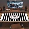 Al Shabab Club Color Mouse Pad Large Gaming Table Cushion Non-slip Laptop Tablet Big Mousepad XXL Mat Mini PC Playmat With Lock edge