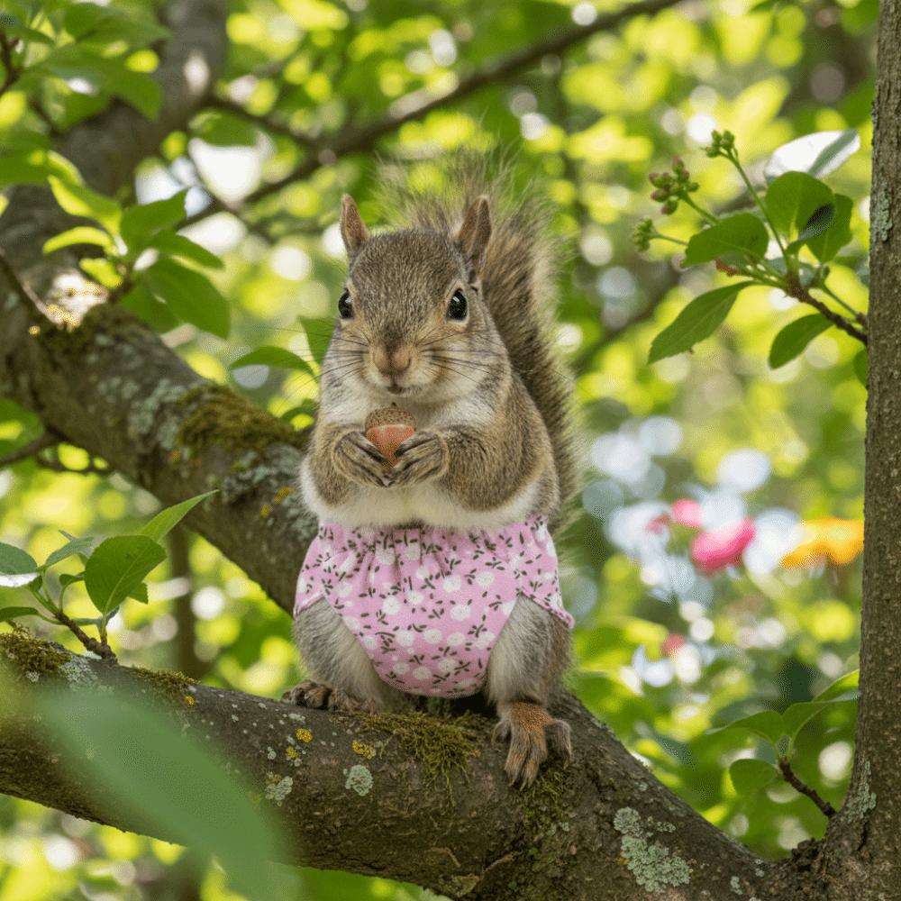Breathable Pet Training Pants Absorbent Squirrel Underwear  For Guinea Pigs, Squirrels