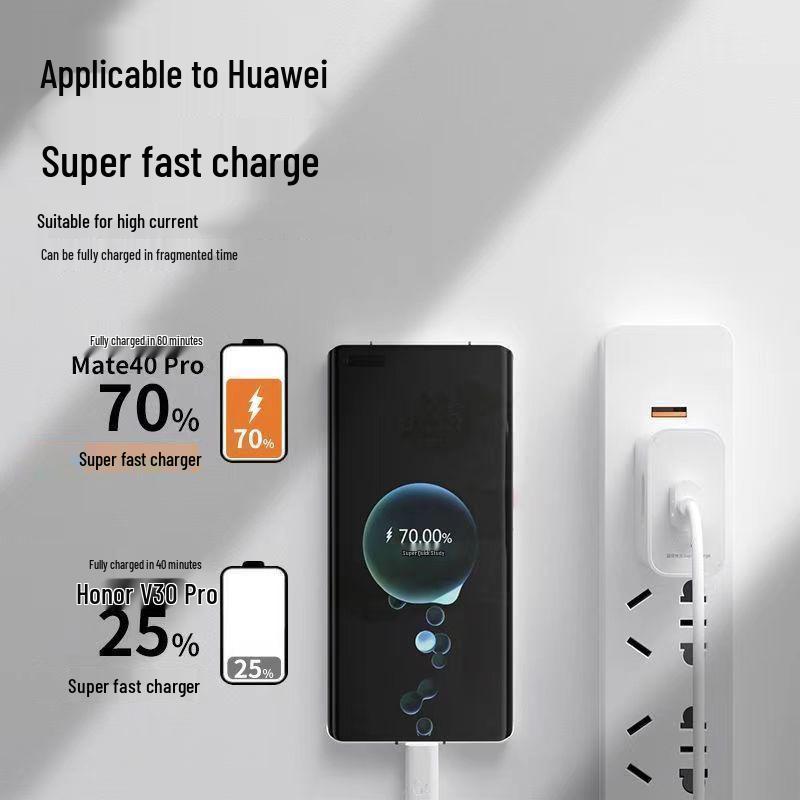 Совместимое зарядное устройство для Huawei 66 Вт/88 Вт Super Fast Charging - Honor Magic/Mate
