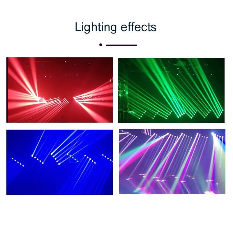 5*40 Вт RGBW Светодиодный Вращающийся Луч Заливка Стробоскоп Сценический Световой Эффект DMX Свет для Диджея Концерт Мероприятие Шоу Сцена Вечеринка