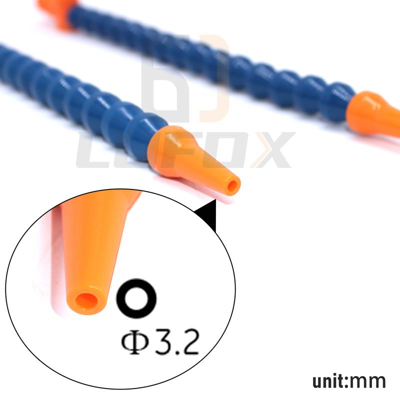 1/8" Round Nozzle Lathe Cooling Tube Plastic Flexible Water Oil Coolant Pipes Hoses Cooling Pipe with Valve Switch for CNC