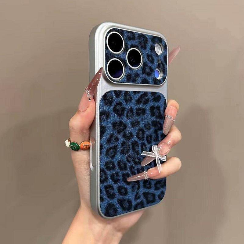 Luxury Seconds Change 17 Leopard Print Phone Case For iPhone 11 12 13 14 15 16 17 Pro Max AIr Shockproof Bumber Cases Cover