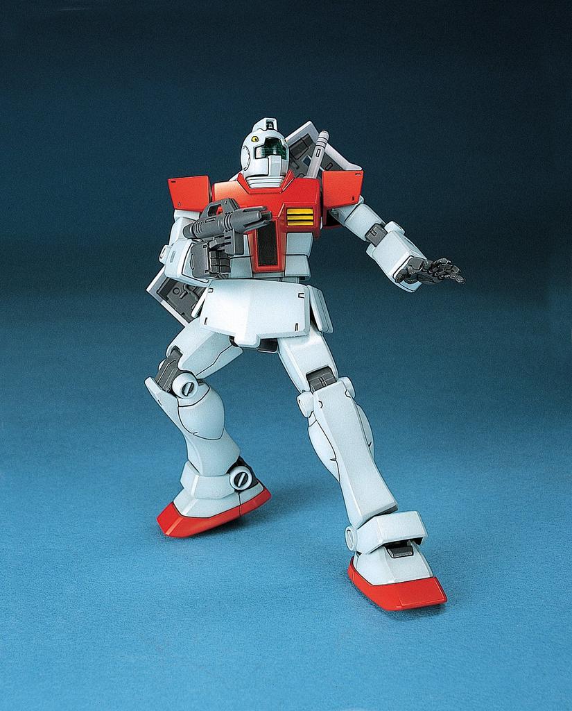 Пластиковая модель костюма Gunpla HGUC Jim Suit 1/144 RGM-79 (Мобильный Гандам) Цветовая кодировка