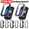PC+Tempered Glass Screen Protector Full Cover Cover Shell New Protective Case for Huawei Band 9 8