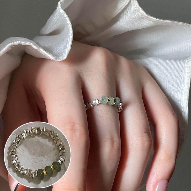 Винтажное посеребренное кольцо из серебра 925 пробы с жемчугом, открытое, для женщин