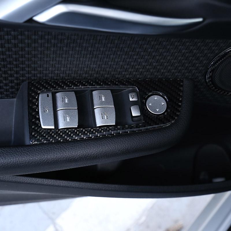 Для BMW X1 X2 X3 X4 X5 X6 F48 F47 F25 F26 F15 F16 Серебряный автомобильный подъемник для окна автомобиля, украшение, кнопка, крышка, накладка, наклейка на автомобиль