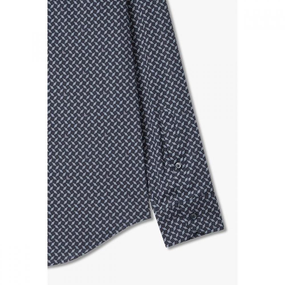 Emporio Armani Men S Eagle Pattern Stretch Shirt A516104015