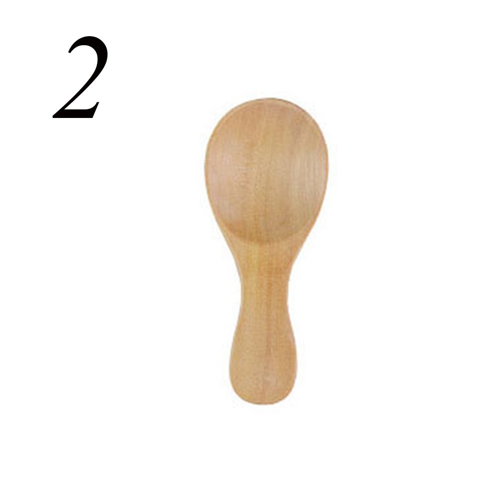 Cooking Tools Flatware Natural Coffee Tea Salt Wood Spoons Sugar Spoon Small Mini