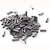 100Pcs 1.0-2.8mm Sleeves Copper Round Fishing Tackle Rigging New Fishing Line Tube Connectors