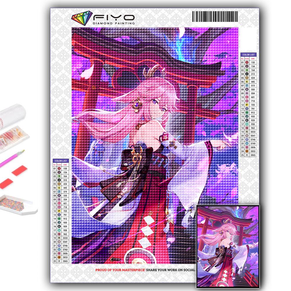 Алмазная картина Genshin Алмазная мозаика Ремесло Алмазная вышивка Картина