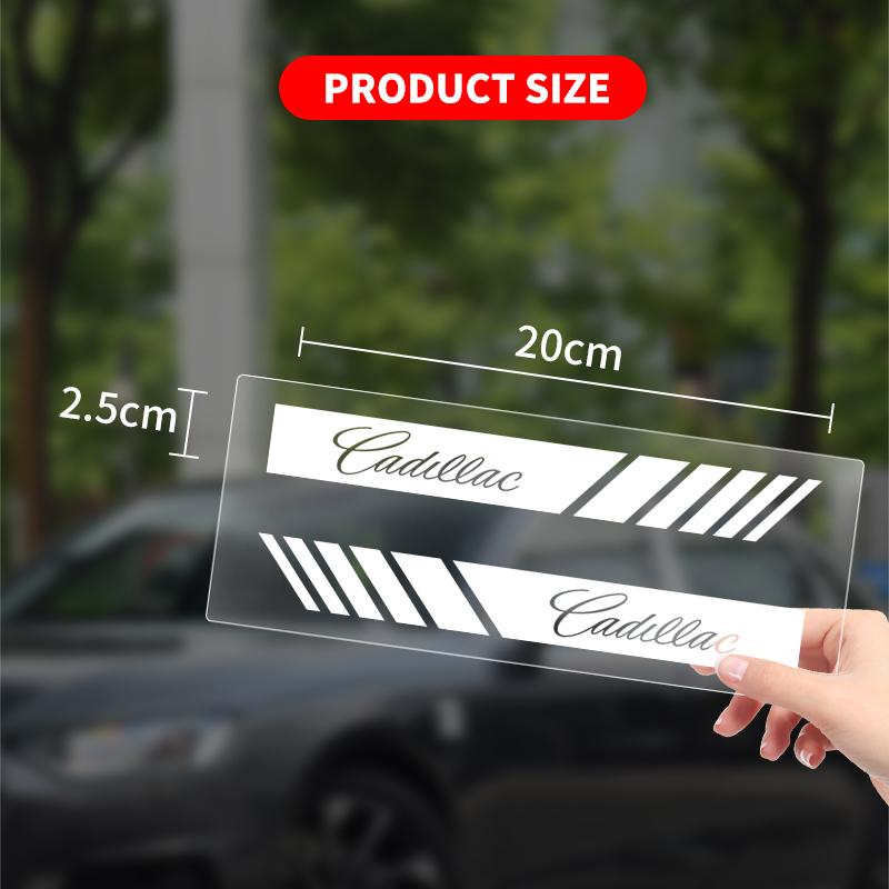 cvsvmh1 2Pcs Car Rearview Mirror Side Decal Stripe Sticker Vehicle Body for Cadillac ATS BLS CT4 CT5 CTS EXT ESCALADE SRX XT4 SLR XTS