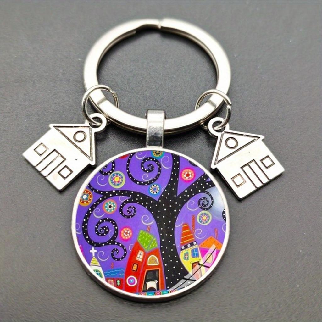 Artistic Glass Keychains