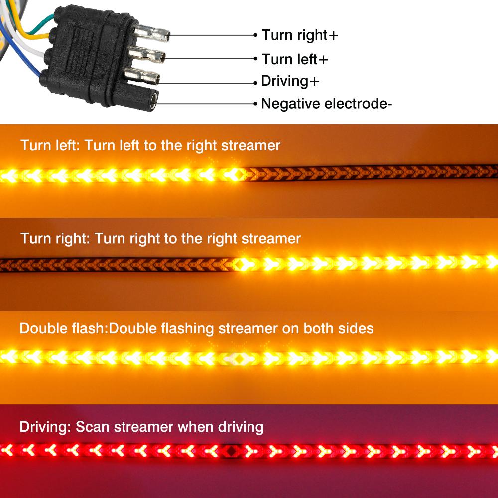 Пикап светодиодный фонарь задней двери автомобиля с сигналом заднего хода, предупреждение о парковке, задний фонарь, автоматический указатель поворота для пикапа, внедорожника 12 В 24 В