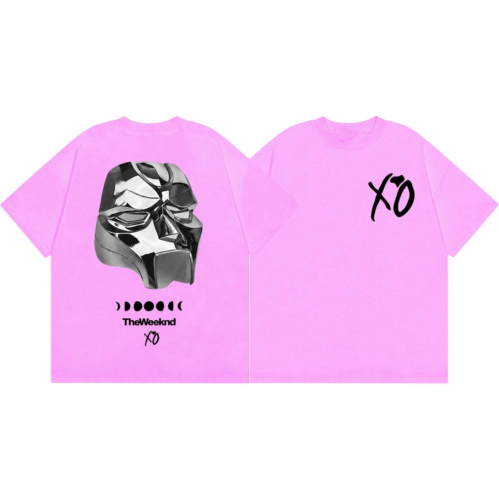 Rapper The Weeknd Merch T-shirts Men Women Hip Hop Vintage Short Sleeve T Shirts Fashion Casual 100%cotton T-shirt Streetwear