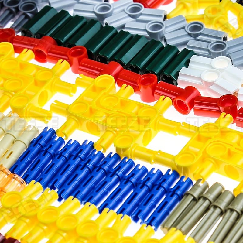 TEESE 370 деталей Technic штифтовый соединитель оси универсальный шарнирный блок втулки набор, совместимый с деталями Lego Technic, MOC технический проект Для оптовой продажи