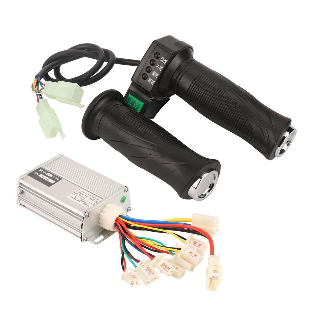 Контроллер электродвигателя щетки для электровелосипеда 48 В 1000 Вт с 4-скоростной ручкой дроссельной заслонки, электрический контроллер