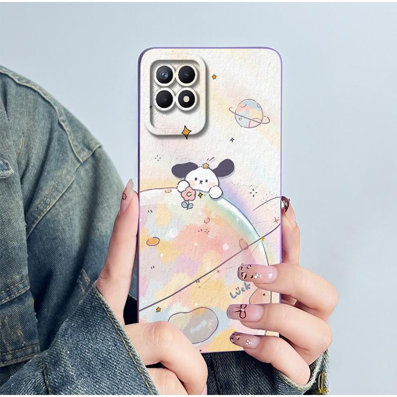 Чехол для телефона OPPO Realme 8i 4G RMX3151 RMX3286 Мягкий силиконовый Capa для realme Narzo 50 Милый панда Мультяшный Цветок Funda Чехол