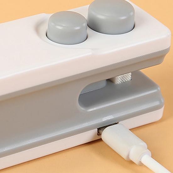 Магнитный запайщик пакетов 3-в-1 Портативный USB перезаряжаемый запайщик пакетов для закусок с резаком Мини-термосварочный аппарат для кухни Путешествий