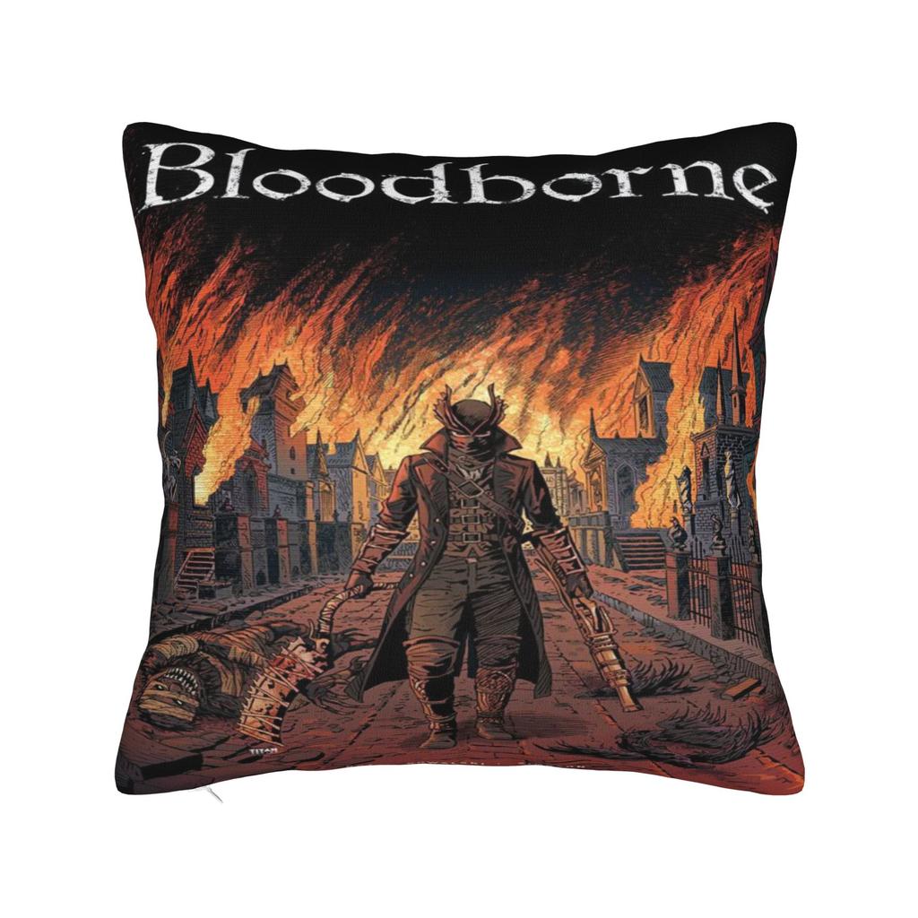 Bloodborne  Печать Наволочка Чехол для Подушки Чехол для Декоративной Подушки Y2K Декор Сиденья На Молнии Различные Размеры