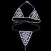 New Rhinestone Flower Bikini Body Chain - Sexy, Sparkling Diamond Nightclub Wear