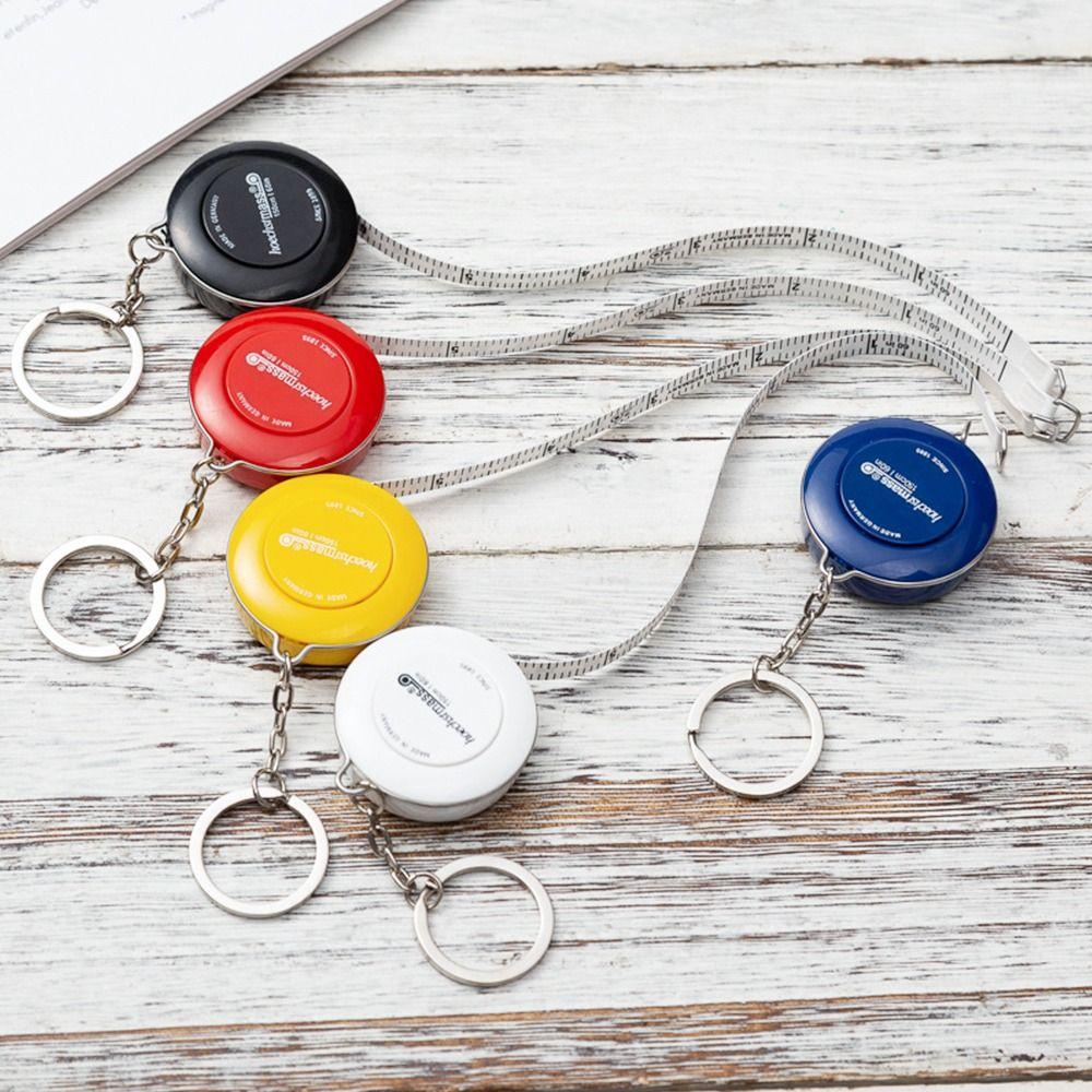 60 Inch Mini Tailor Keychain Tape Measure Centimeter Inch Roll Tape Measure Ruler Measuring Tool