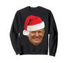 Donald Trump Christmas Holiday Sweatshirt with Santa Hat