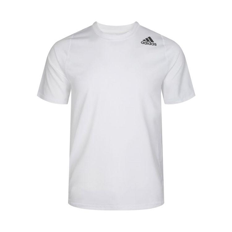 adidas Футболки Мужские Белые С Круглым Вырезом Средней Посадки CW1960