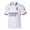 Puma Acm Away Outdoor Fashion Jersey Logotip Harf Bosma Nafas oluvchi Namlikni o'tkazuvchi Qisqa Yengli Futbolka Erkaklar Ustki Kiyimi Oq 77501502