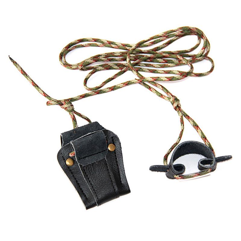 True Cowhide Archery Bowstring Install Tool Rope Cord Recurve Long Bow Stringer String Hunter