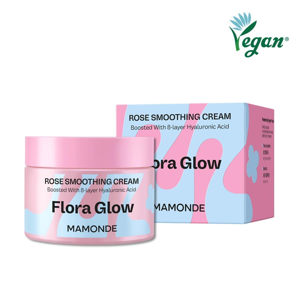 Mamonde [Горячее Предложение Свежий Крем] Mamonde Flora Glow Розовый Разглаживающий Крем 50 мл