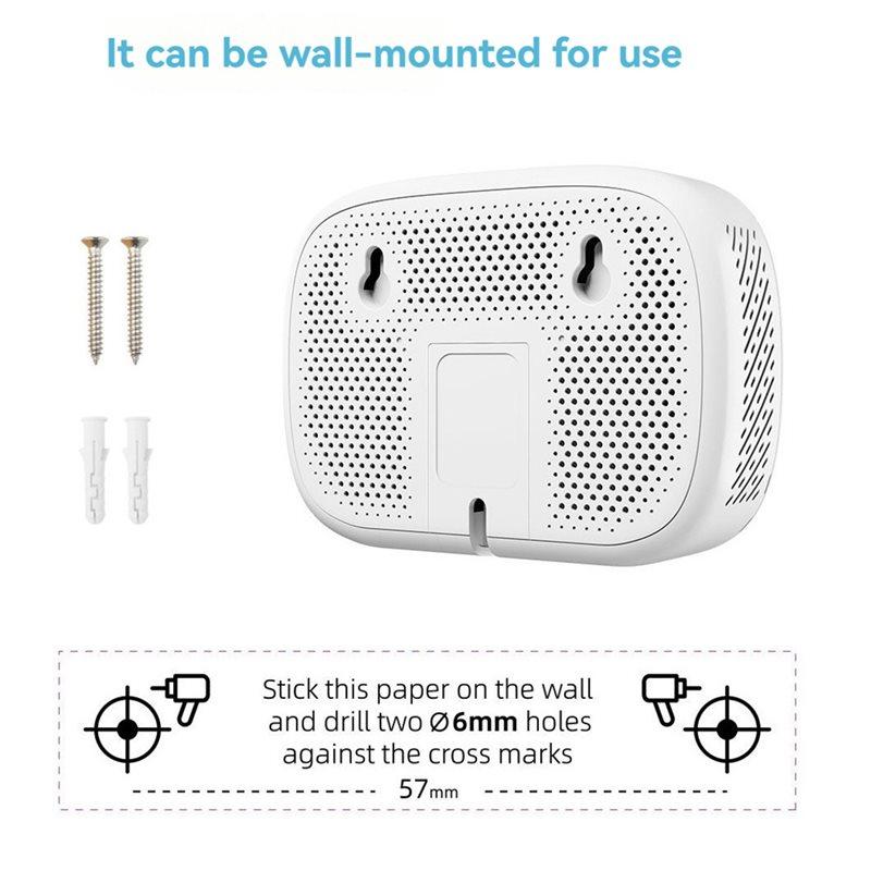 A74E-Tuya Wifi 10-в-1 Монитор качества воздуха AQI/CO₂/TVOC/HCHO/PM2.5/PM1.0/PM10/Температура/Влажность/Время Внутренний тестер