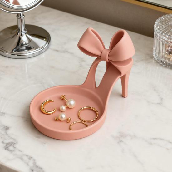 Yousheng High Heel Jewelry Stand Stiletto Design Jewelry Holder Desktop Decorative Jewelry Organizer for Rings Earrings Bracelets Dressing Table