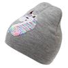Childrens Girls Reversible Unicorn Sequins Beanie Hat
