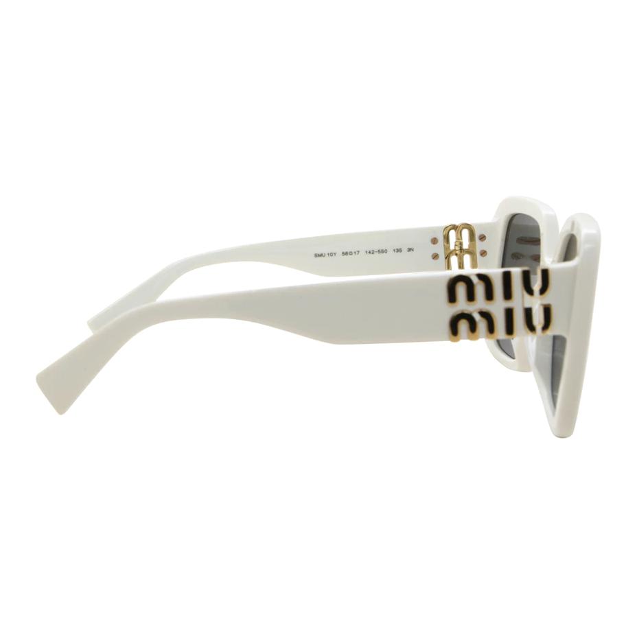 Miu Miu Logo Acetate Square Sunglasses Women sunglasses White MU10YS1425S0