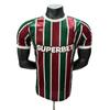 Mens Bamboo Fiber Soccer Jersey Short Sleeve Home Kit Fluminense FC Fan Wear Fall Winter