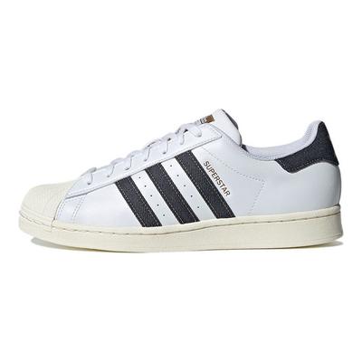 Оригинальные кроссовки Superstar с низким верхом, унисекс, белые/синие, GX5187