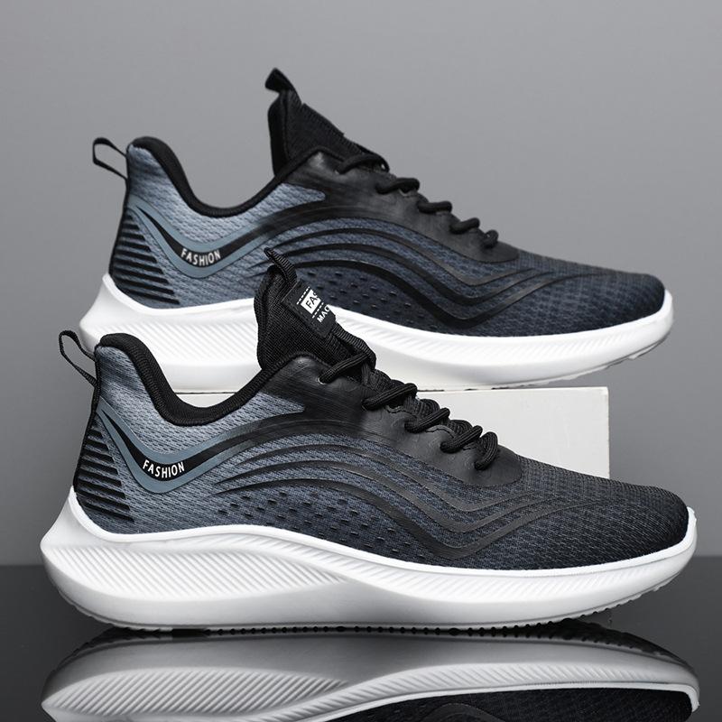 Весенне-летняя новая дышащая мужская обувь с мягкой подошвой, противоскользящая и износостойкая обувь для бега, спорта и отдыха