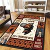 Ковер Chainsaw Man - Гостиная Спальня, Домашний Декор Круглый Коврик с Фильмом Игровой Напольный Коврик -HE9