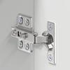 Wall Mounted Bathroom Cabinet with Shelf TULUM White 37 x 24.5 x 86 cm