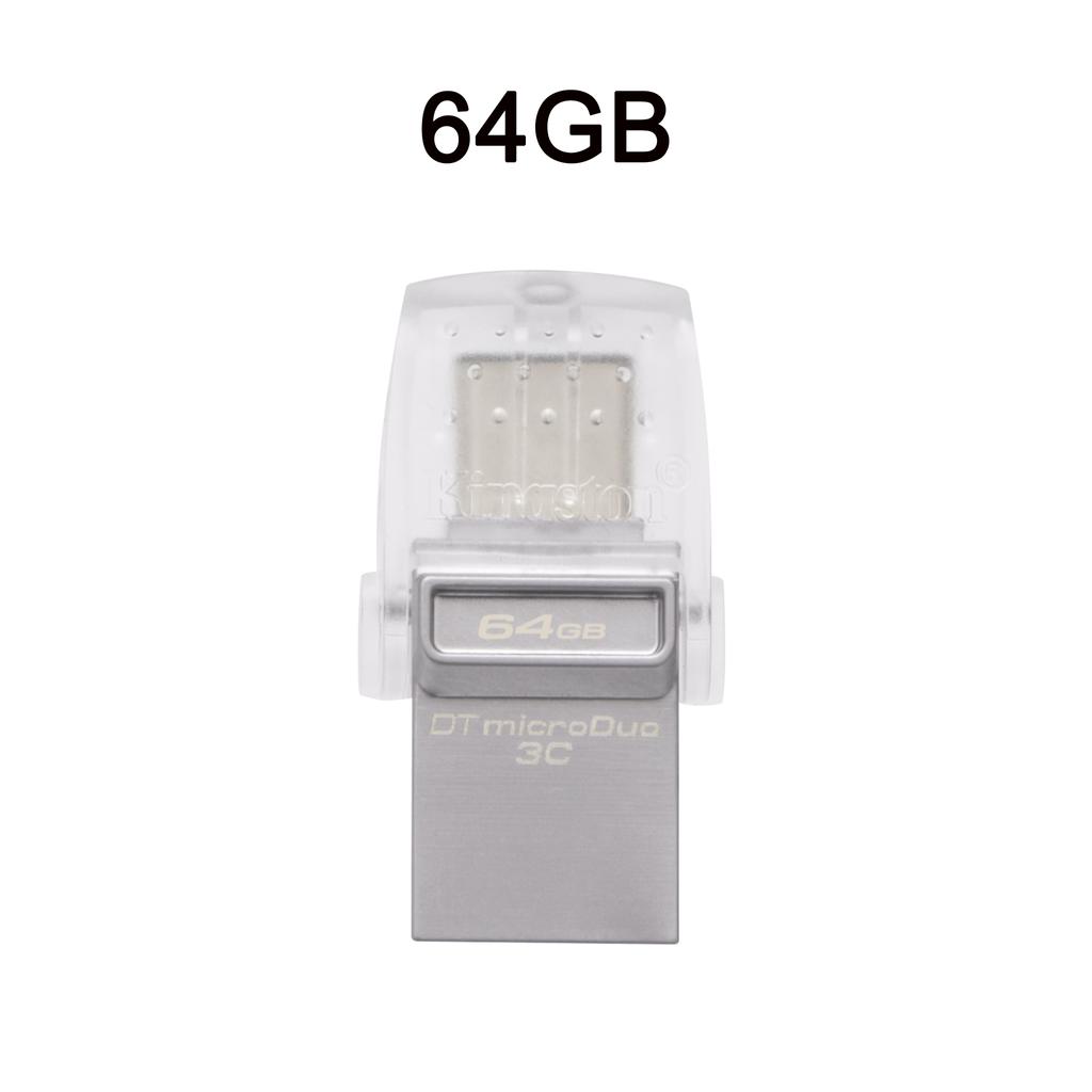 Kingston USB-накопитель DataTraveler MicroDuo 3C Флэш-накопитель USB типа C и USB типа A