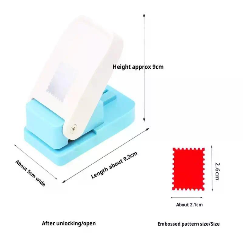Прямоугольный штамп-пуансон рычажного действия для бумажного творчества, скрапбукинга, инструмент для пробивания различных материалов