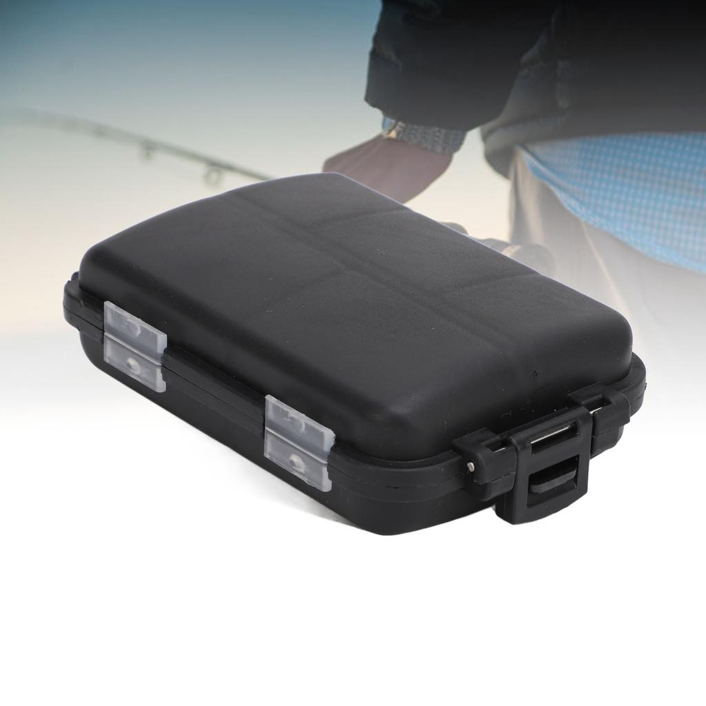 2Pcs Fishing Tackle Box Waterproof Large Capacity Plastic Portable Fishing Jig Hook Storage Case Container for Outdoor Camping Fishing