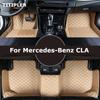 TITIPLER Car Floor Mats For Mercedes-Benz CLA CLA180 CLA200 CLA220 CLA250 CLA260 Auto Foot Coche Accessories
