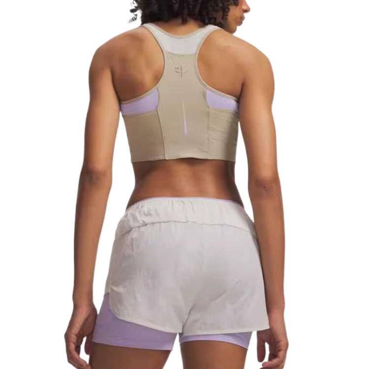 Under Armour Прилегающий дышащий однотонный спортивный топ женский топы 6010811-299