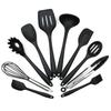 Kitchen Tool Silicone Cookware Kitchen 10 Piece Heat Resistant Kitchen Slotted Pasta Confectionery Kitchen Moving Piece Set, Set, Set, Set, Utensils,