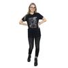 Disney Womens/Ladies Nightmare Before Christmas Skellington Cotton Boyfriend T-Shirt